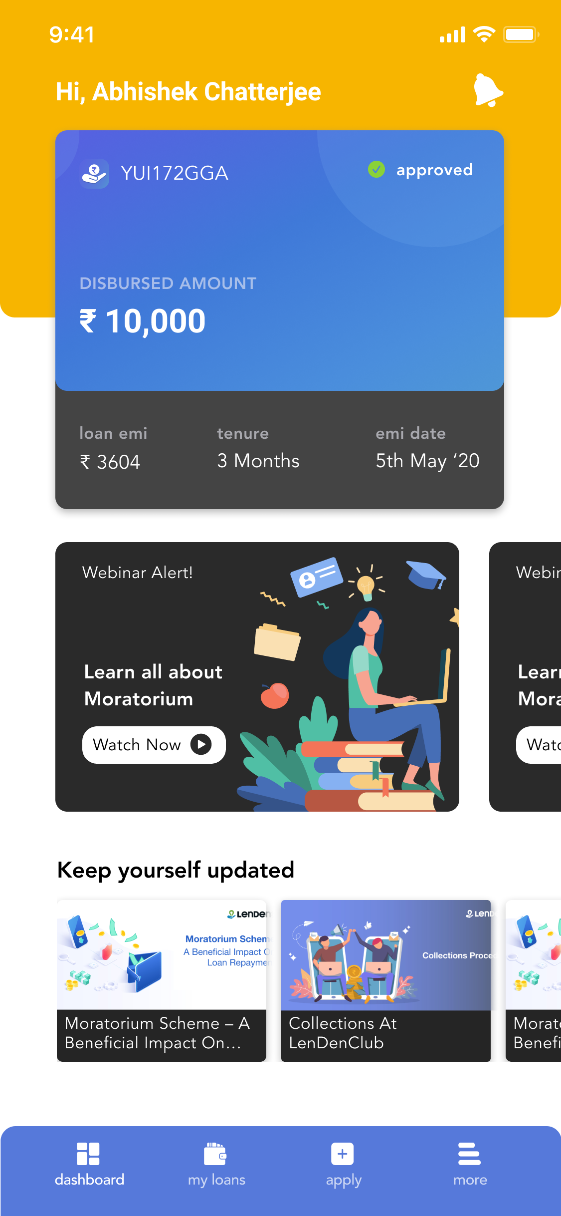 dashboard-instamoney